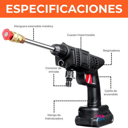 Hidrolavadora Doble Batería Boquilla 6 en 1