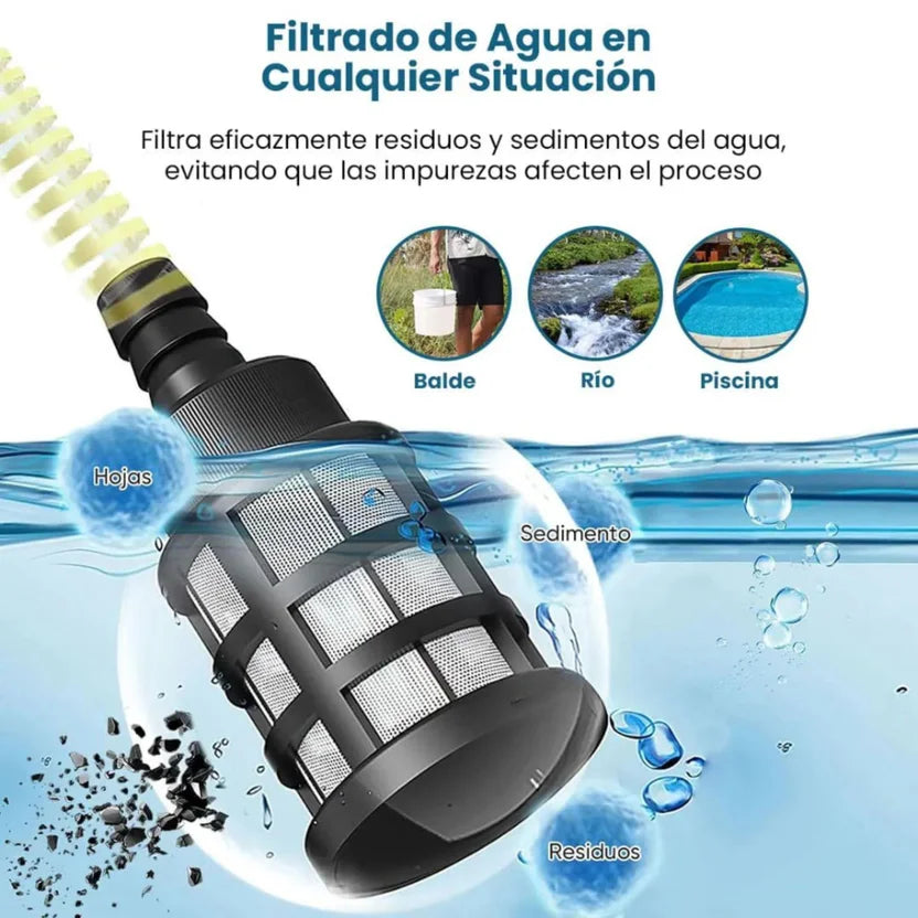 Hidrolavadora Doble Batería Boquilla 6 en 1